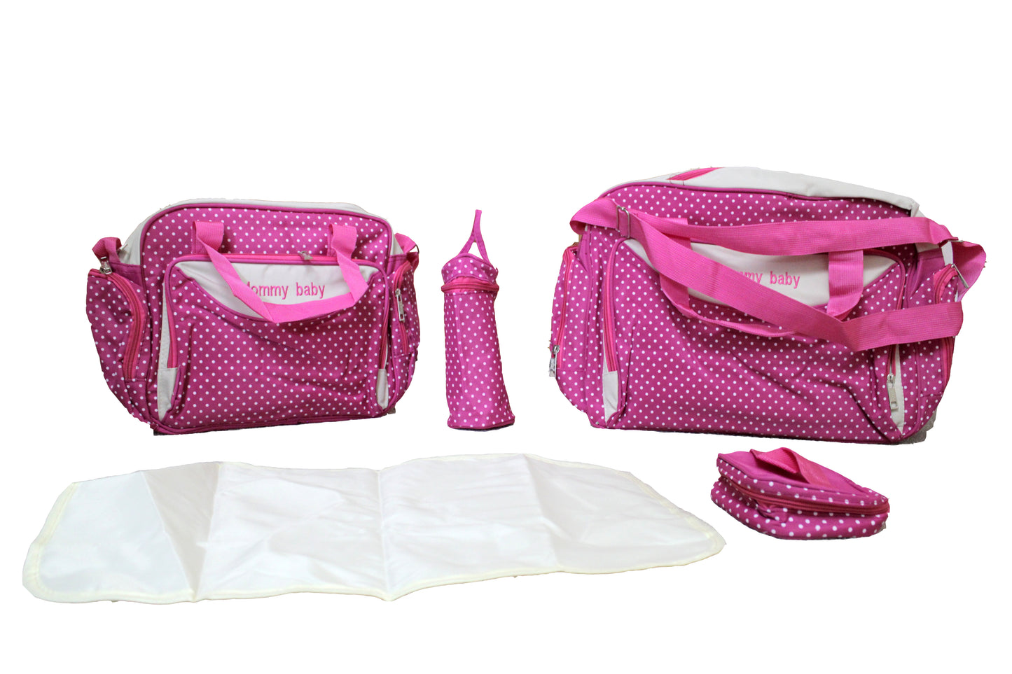 5pcs Baby Nappy Changing Bags Set