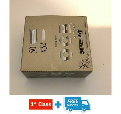 OCB X-PERT SLIM FIT KING SIZE CIGARETTE ROLLING PAPERS 10 BOOKLETS ORIGINAL