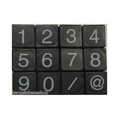 TILES BLACK/WHITE LETTERS FULL SET 100 PIECES -WOODEN/PLASTIC COLOURED