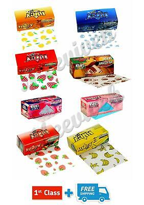 JUICY JAYS FRUITY FLAVOURS KING & BIG SIZE MIX-N-ROLL ROLLING PAPERS FULL BOX
