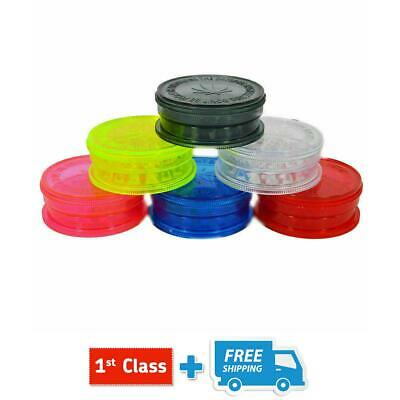 20 Magnetic 60mm 3 Part No 1 Grinder Plastic Herb  Tobacco Storage