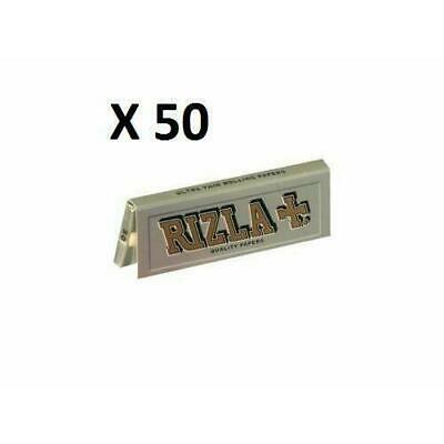 1 10 25 50 100 Rizla Silver Regular Standard Cigarette Smoking Rolling Paper