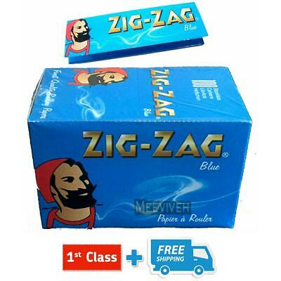 NEW ZIG ZAG GREEN / RED / BLUE REGULAR SIZE SMOKING ROLLING PAPERS GENUINE
