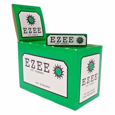 EZEE Green Rolling Paper Cigarette Standard Cut Corners - Genuine - Multilisting