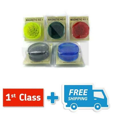 Genuine No.1 Magnetic 3 Part Plastic Grinder - Tobacco Shark Teeth Storage!