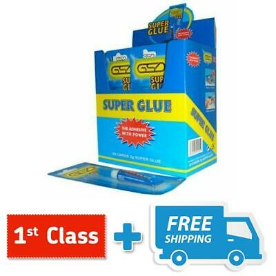 3 X GSD SUPER GLUE 3g Adhesive Multi Purpose For Metal Plastic Paper Rubber