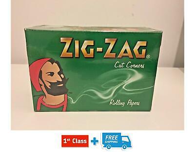 ZIG ZAG CUT CORNERS ROLLING PAPERS + SWAN EXTRA SLIM FILTER TIPS ORIGINAL