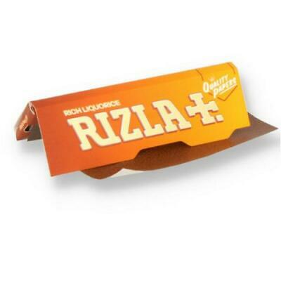RIZLA LIQUORICE Cigarette Smoking Rolling Papers Made in Belgium 100% Genuine