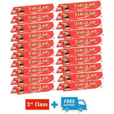 ZIG ZAG RED KING SIZE SLIM ROLLING PAPERS ( 5/10/20 BOOKLETS )