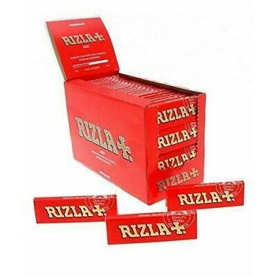 1 5 10 25 50 100 Rizla Red Regular Cigarette Smoking Rolling Paper Genuine