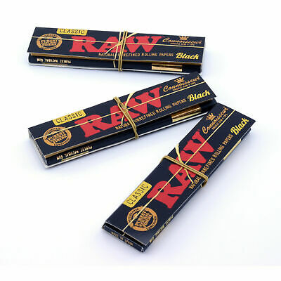 RAW Classic Connoisseur King Size Slim & Tips Natural Unrefined Skins