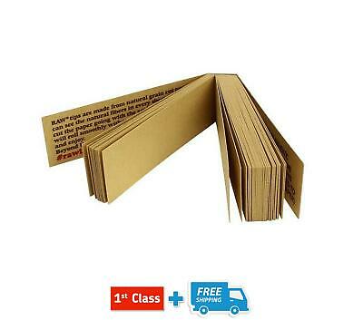 RAW Rolling Paper Smoking Chlorine Free Genuine Roach Roaches Book Filter Tips