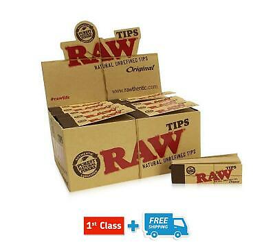 RAW Rolling Paper Smoking Chlorine Free Genuine Roach Roaches Book Filter Tips