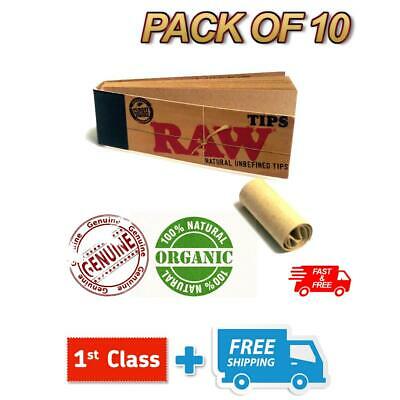 RAW Rolling Paper Smoking Chlorine Free Genuine Roach Roaches Book Filter Tips