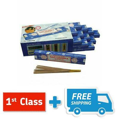 Bulk 3 6 12 Packs Original Satya Sai Baba Nag Champa Incense Sticks joss Sticks