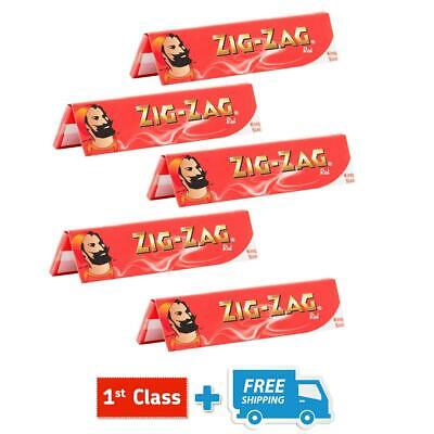 ZIG ZAG RED KING SIZE SLIM ROLLING PAPERS ( 5/10/20 BOOKLETS )