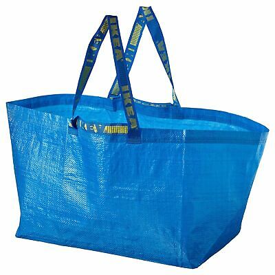 IKEA FRAKTA Large Blue shopping Laundry Beach Storage Garden Waste 71 L Bag