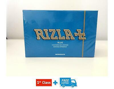 RIZLA GREEN / BLUE REGULAR SMOKING ROLLING PAPERS WITH MULTIPLE BOOKLET ORIGINAL