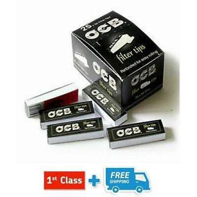 OCB ROACH FILTER TIPS PERFORATED FOR EASY ROLLING VARIETY BOOKLETS 5,10,20