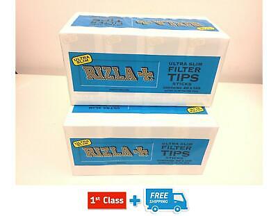 RIZLA ULTRA SLIM FILTER TIPS STICKS 120 TIPS PER PACK 10, 20 & 40 PACKS ORIGINAL
