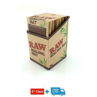 RAW Bamboo Rolling Mat Natural Tobacco Cigarette Rolling Tray