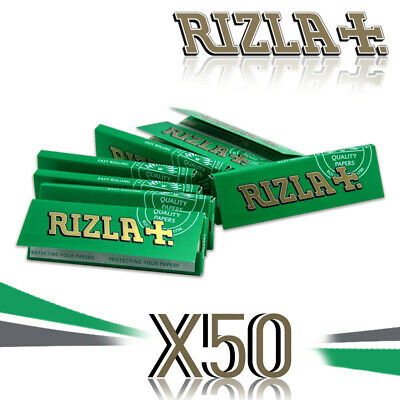 RIZLA GREEN REGULAR Rolling Paper Original Cigarette Smoking Paper Skins Sheets