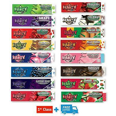 JUICY JAYS FLAVOURED KING SIZE ROLLS ROLLING SMOKING PAPERS RIPS FRUITY FLAVOURS