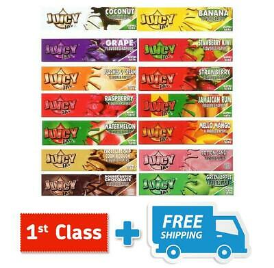JUICY JAYS KING SIZE SLIM FRUITY FLAVOURED ROLLING PAPERS 1,2,5,10,24 BOOKLETS
