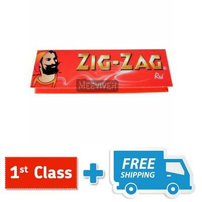 NEW ZIG ZAG GREEN / RED / BLUE REGULAR SIZE SMOKING ROLLING PAPERS GENUINE
