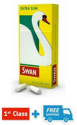 1200 x ZIG ZAG GREEN REGULAR ROLLING PAPERS & 1200 x SWAN EXTRA SLIM FILTER TIPS