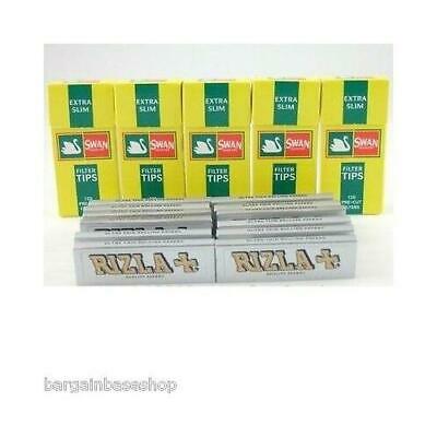 600 Swan Extra Slim Filters + Rizla Green,Red,Blue,Silver,Liquorice,Ezee,Zig Zag