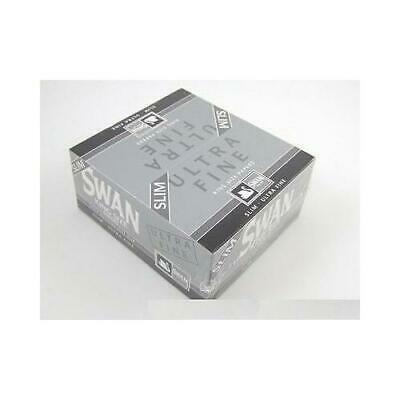 10 PACKS SWAN SILVER KINGSIZE SLIM ROLLING PAPERS RIZLA MAKE YOUR OWN