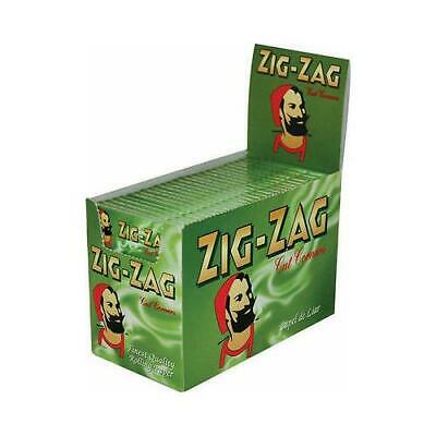1000 ZIG ZAG GREEN RIZLA/ROLLING PAPERS 20 PACKS X 50 PAPERS