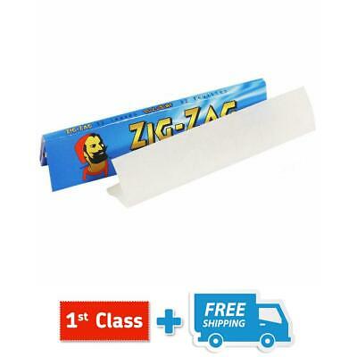 ZIG ZAG BLUE KING SIZE SLIM ROLLING PAPERS BOOKLETS  5 / 10 / 20 BOOKLETS