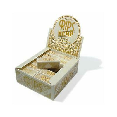 Rips Hemp King Size Cigarette Rolling Papers On a Roll 4 Rolls @ £4.68
