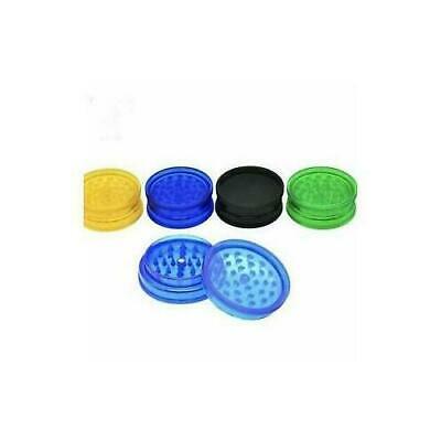 60mm 3 Part No1 Grinder Plastic Herb Shark Teeth Tobacco Storage Magnetic