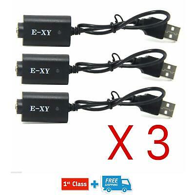 3 X USB E Cig Chargers 510 EGO-T CE4 Shisha Pen E-SHISHA Electronic Cigarette