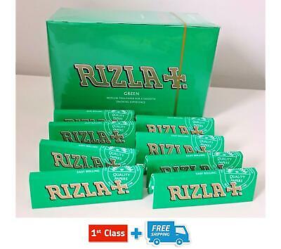 RIZLA GREEN MEDIUM SMOKING ROLLING PAPERS VARIETY BOOKLETS. (1/2/3/4/5/10/100)