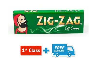 1200 x ZIG ZAG GREEN REGULAR ROLLING PAPERS & 1200 x SWAN EXTRA SLIM FILTER TIPS
