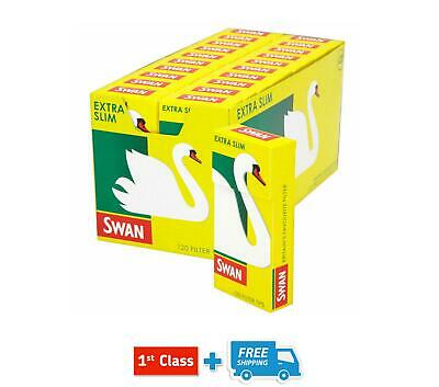 SWAN EXTRA SLIM PRE CUT CIGARETTE FILTER TIPS PACK OF 1 5 10 20 x 120 Box