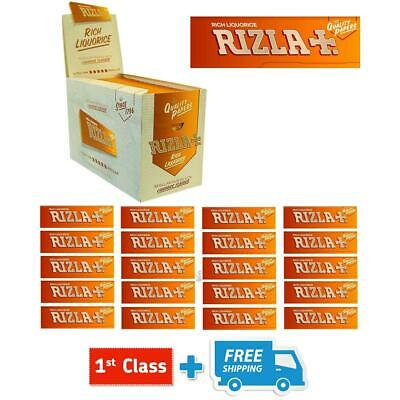 RIZLA LIQOURICE SMOKING ROLLING PAPERS MADE IN BELGIUM (10 & 25 BOOKLETS)