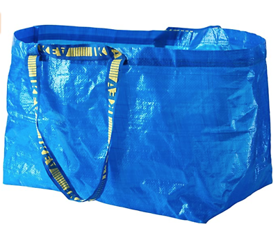 IKEA FRAKTA Blue Storage, Carry Bags Shopping, Laundry, Moving 71L