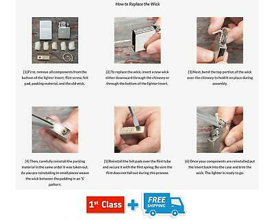 3 PACKS 100% GENUINE ZIPPO LIGHTER WICK  GENUINE ORIGINAL FREE POSTAGE