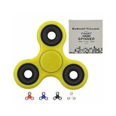 HAND SPINNER TRI FIDGET CERAMIC BALL for ANXIETY ADHD STRESS RELIEF ADULTS