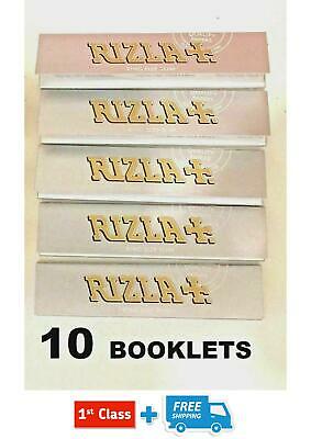 RIZLA KING SIZE SILVER ROLLING PAPERS AND RAW HEMP NATURAL UNREFINED TIPS