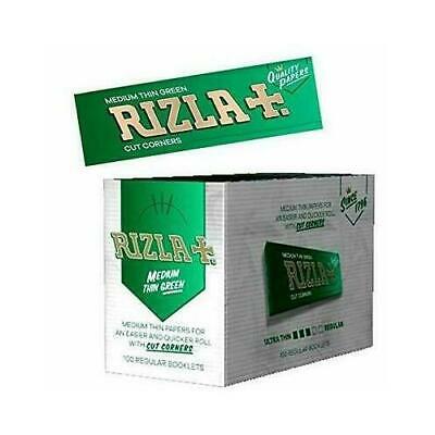 20 RIZLA GREEN ROLLING PAPERS 1000 papers