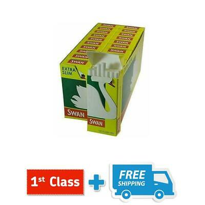 4 FULL BOXES SWAN EXTRA SLIM FILTER TIPS ORIGINAL - 4 x 20 PACKETS