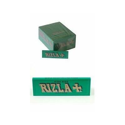 10 BOOKLETS RIZLA KING SIZE GREEN ROLLING PAPERS