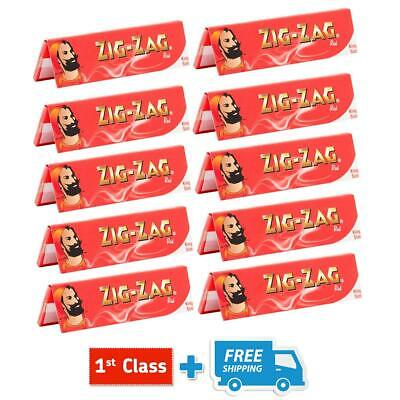 ZIG ZAG RED KING SIZE SLIM ROLLING PAPERS ( 5/10/20 BOOKLETS )