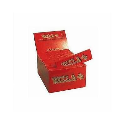 50 BOOKLETS RIZLA KING SIZE RED SMOKING PAPERS sealed FULL BOX